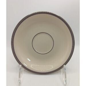 Lenox, Tuxedo, Platinum. Presidential Collection Saucer 5 1/2" Made In USA